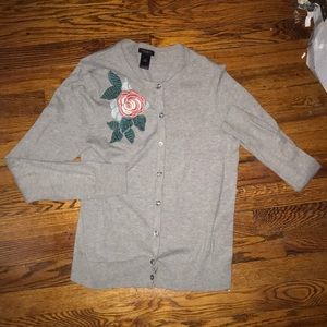 Anne Taylor button cardigan